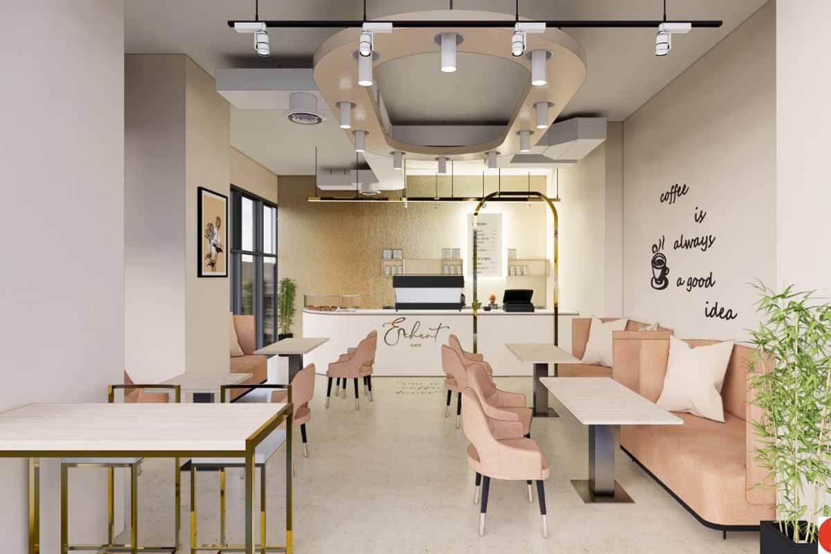 Coffee Shop Interior Design Abu Dhabi 0522300905 Best Design