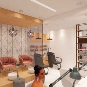Spa salon interior design Abu Dhabi