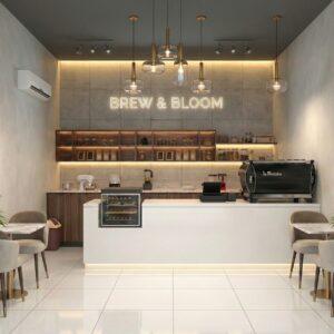 AI interior Design IDA Abu Dhabi Cafe